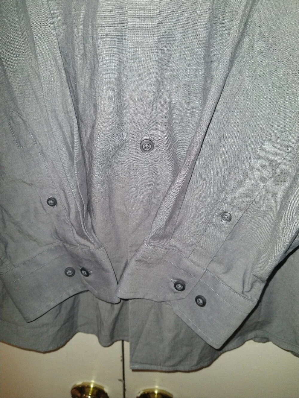 Banana Republic Stretch Slim Fit Long Sleeve Button Up Shirt Men's sz XL Tall.